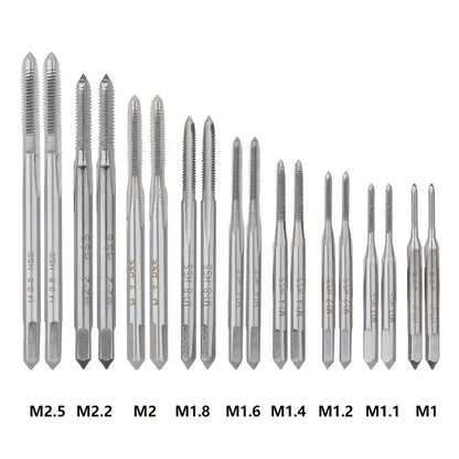 High-speed steel precision threading taps M1 to M2.5 for fine jewelry making