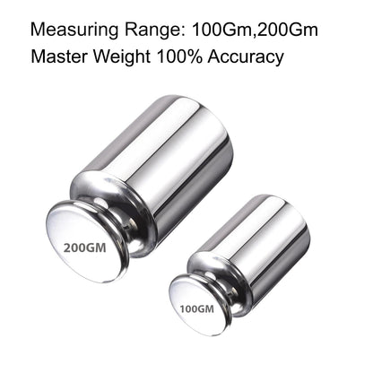 Stainless steel calibration weights