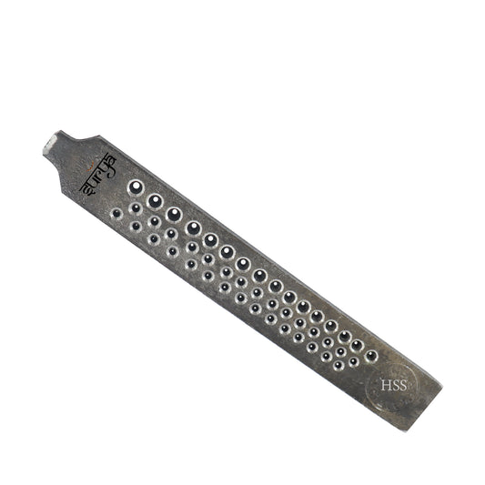 Surya Wire Draw Plate Jantri Patti – HSS Hardened Steel, 5-Inch – 14 to 30 Gauge Wire Drawing Tool for Gold & Silver Jewelry Making