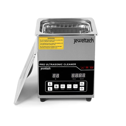 Jeweltech 2 Litre Ultrasonic Cleaner Sterilizer Machine with Water Heater & Time Control Auto Shut off for Dental Clinics/Optical/Jewellery Shop/Biology Labs
