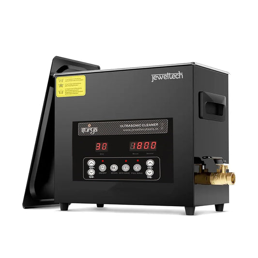 JEWELTECH Ultrasonic Cleaner Machine 6L – Digital Stainless Steel Ultrasonic Cleaning Machine with Heater & Timer for Jewellery, Gold, Silver, Dental, Lab, Industrial Tools Cleaning