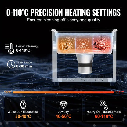 Johnson Tools 2L Ultrasonic Cleaner Pro+ 42Khz Jewellery ,watch,Pcb Cleaner machine