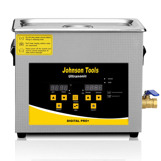 Johnson Tools 6L Ultrasonic Cleaner Pro+ 42Khz Jewellery ,watch,Pcb Cleaner machine