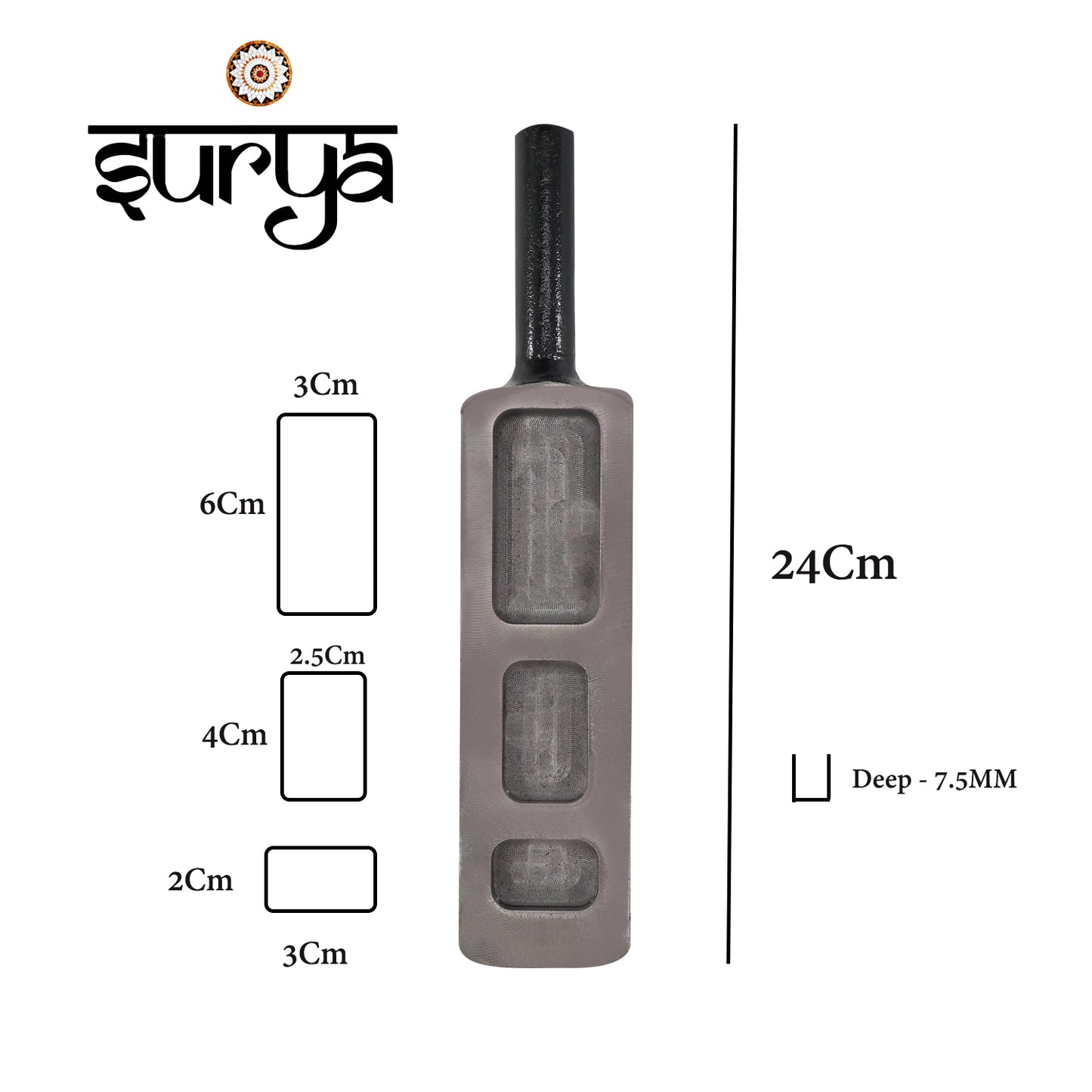High-quality reja mould set for casting uniform gold bars from 50gm to 1kg

