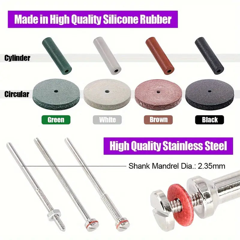 Accessories Kit for Jewelry, Jade, Glass, Metal, and Wood Carving