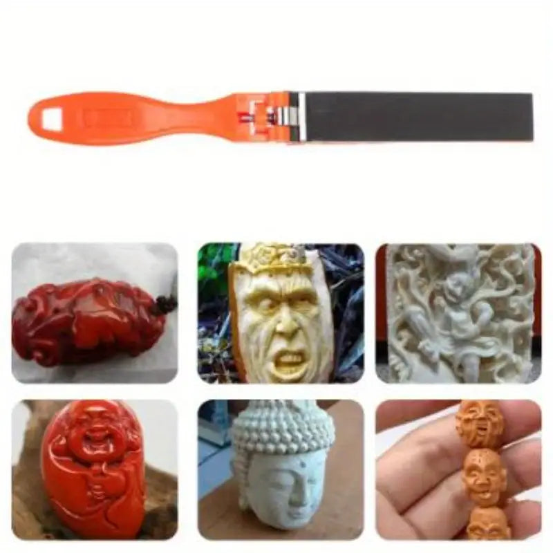 Sandpaper Clip Tool for Carving and Detailing – Jewelry Abrasive Hand Tool
