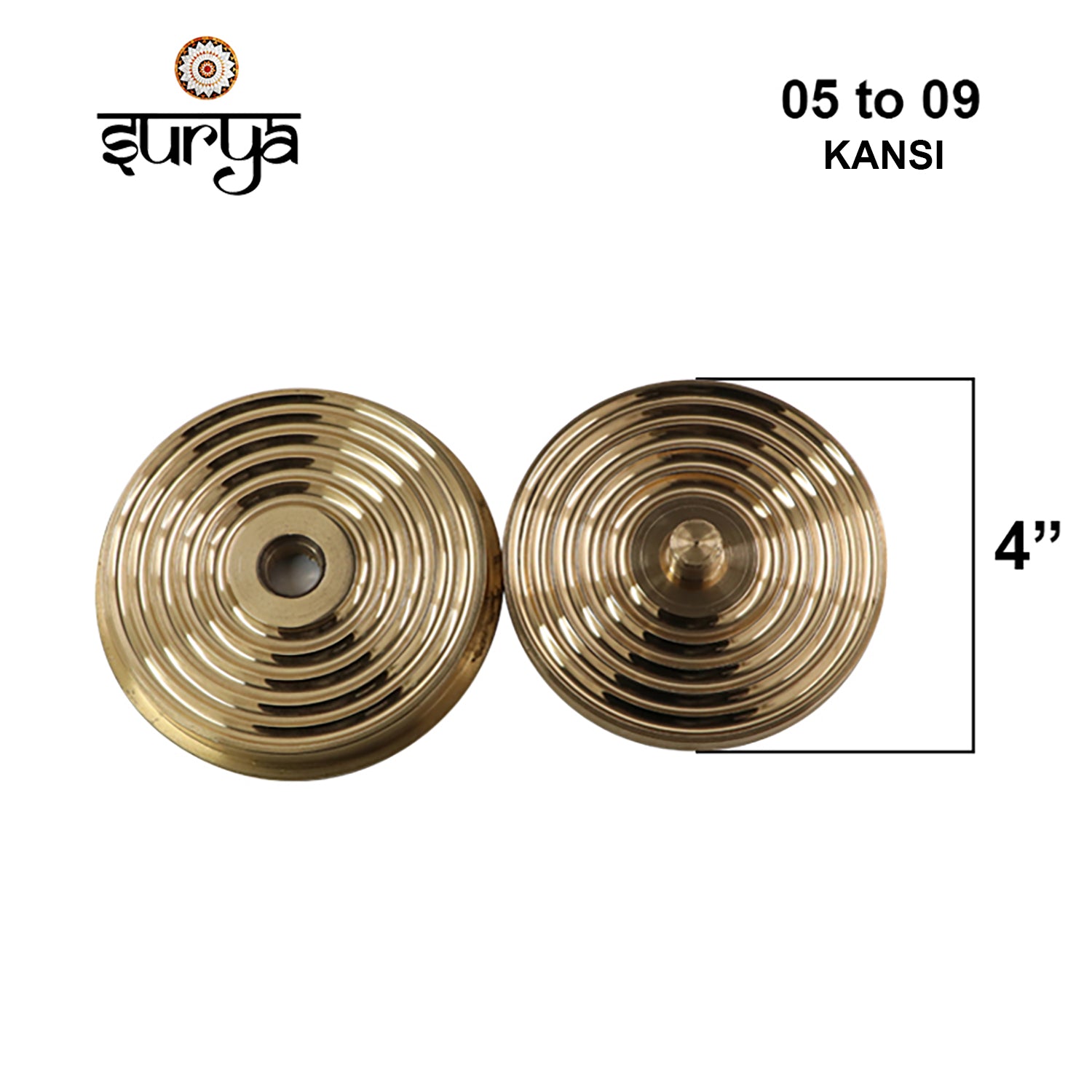 Surya 4-Inch Kansi Ball Rolling Die Chakki (Size 5 to 9)