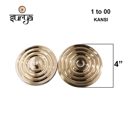 Surya 4-Inch Kansi Ball Rolling Die Chakki (Size 1 to 00) for Gold Ball Making
