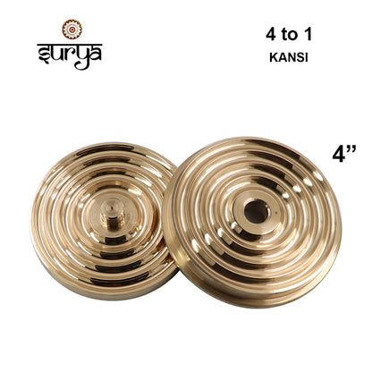Surya 4-Inch Kansi Ball Rolling Die Chakki (Size 4 to 1) for Gold Ball Making
