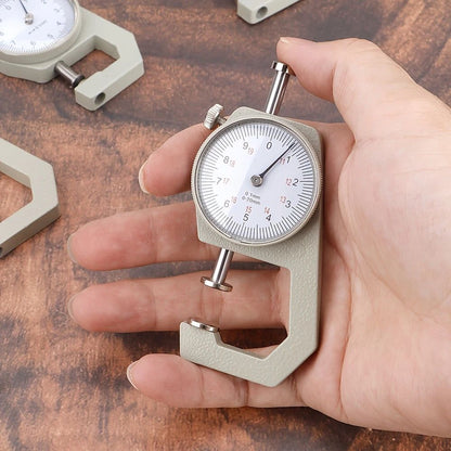Dial gauge for measuring diamonds, pearls and stones up to 20mm, Jeweltech analog thickness gauge with dial indicator

