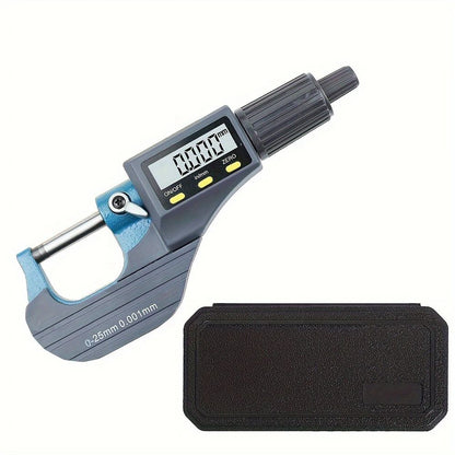 Digital Micrometer 0–25mm with LCD Display for Jewelry Thickness Measurement

