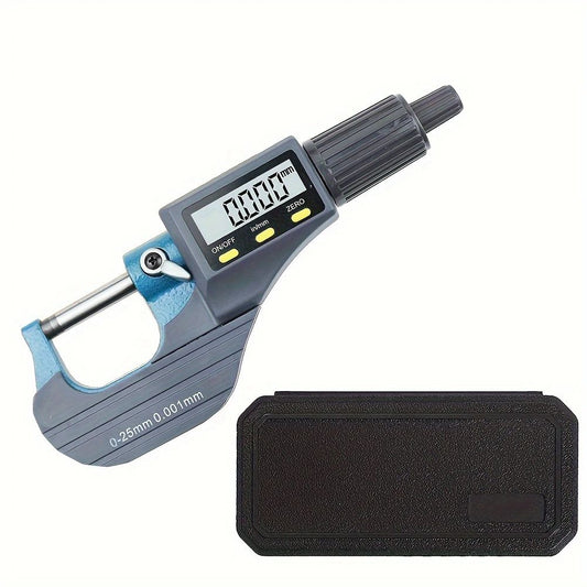 Digital Micrometer 0–25mm with LCD Display for Jewelry Thickness Measurement

