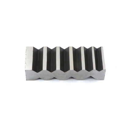 Surya Double Side V-Cut Wire Forming Die – 10 Groove, 9.5mm to 19.5mm – Jewelry Tool for Gold & Silver Wire