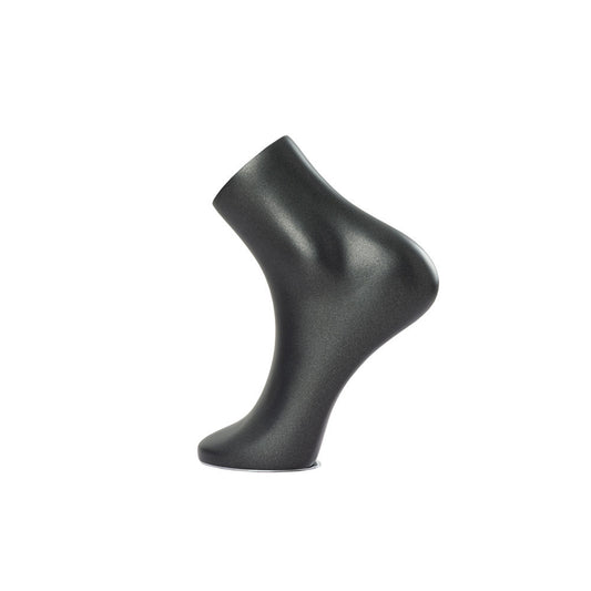 Jeweltech Black Resin Foot-Shaped Anklet Display Stand, Decorative Jewelry Holder for Anklets and Ankle Chains, Shop and Photoshoot Display Prop