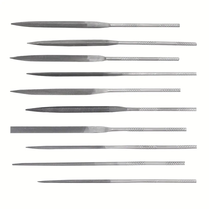 Jeweltech medium teeth needle files without handles