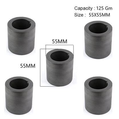 Graphite crucibles by Surya for gold and silver melting with high durability