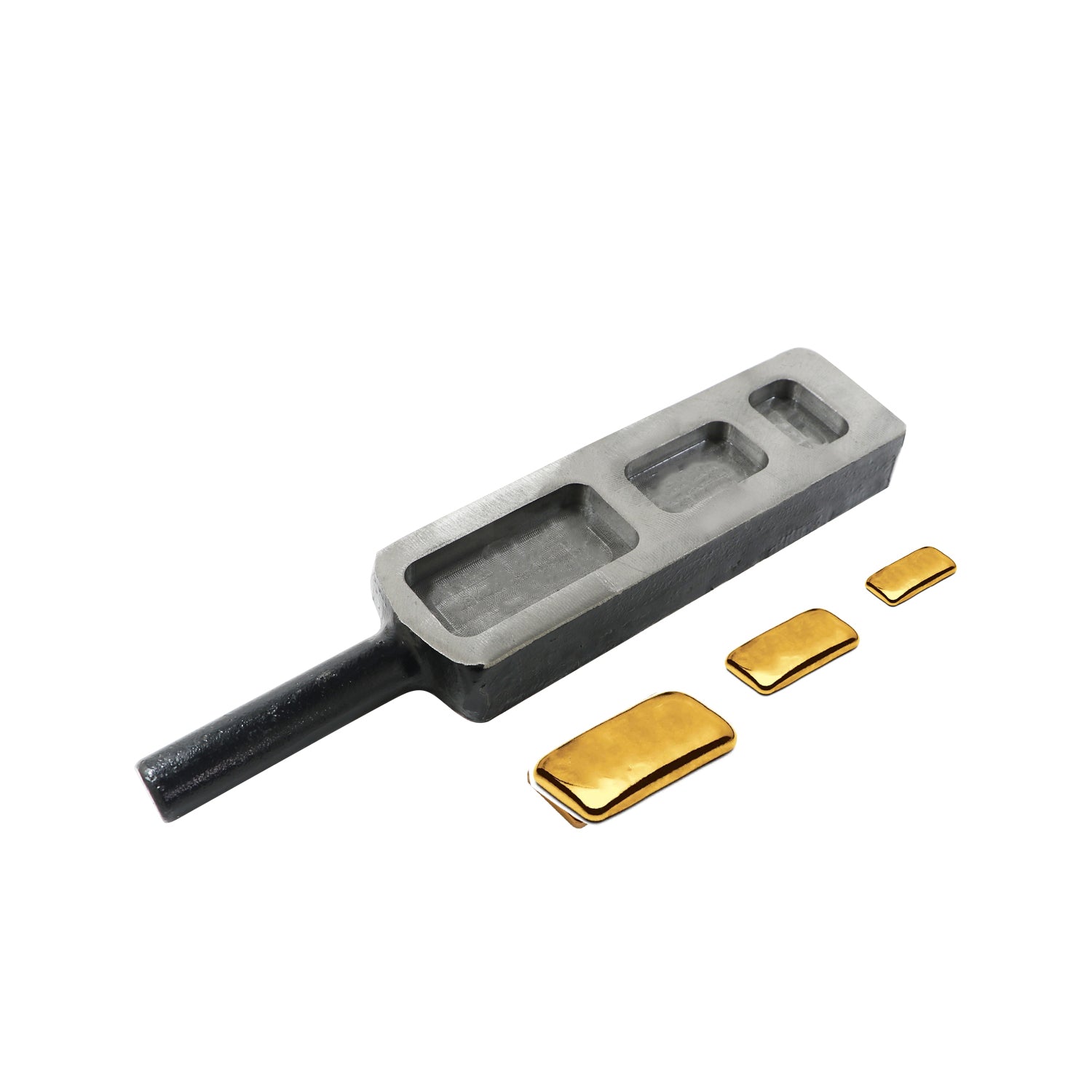 Gold melting tool for buscuit forming 100gam 50 gram and 20 gram