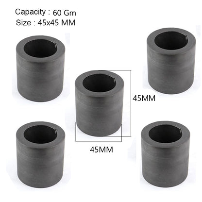 Graphite crucibles used in jewelry making and refining operations in India