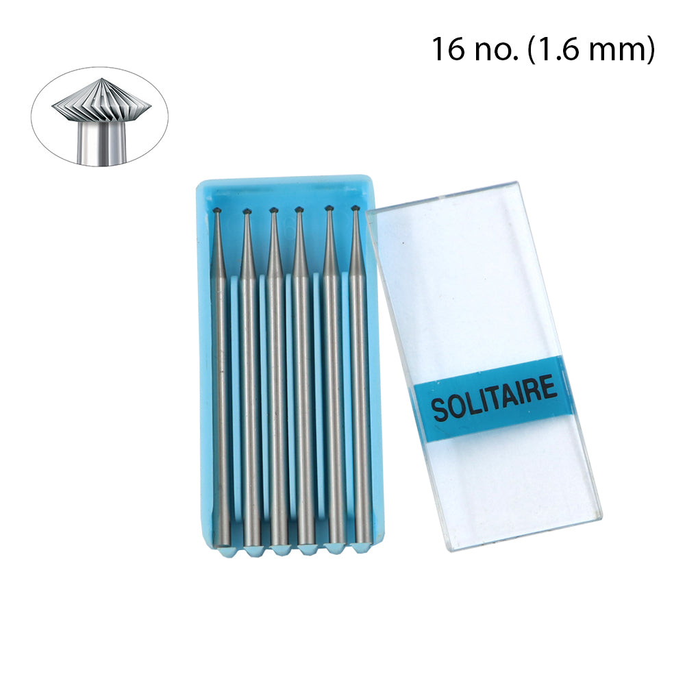 Hart burs with 2.35mm shank compatible with micromotor and rotary tools