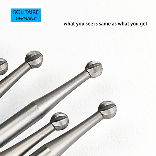 High-precision round burs from 1.0mm to 4.5mm for jewellery making