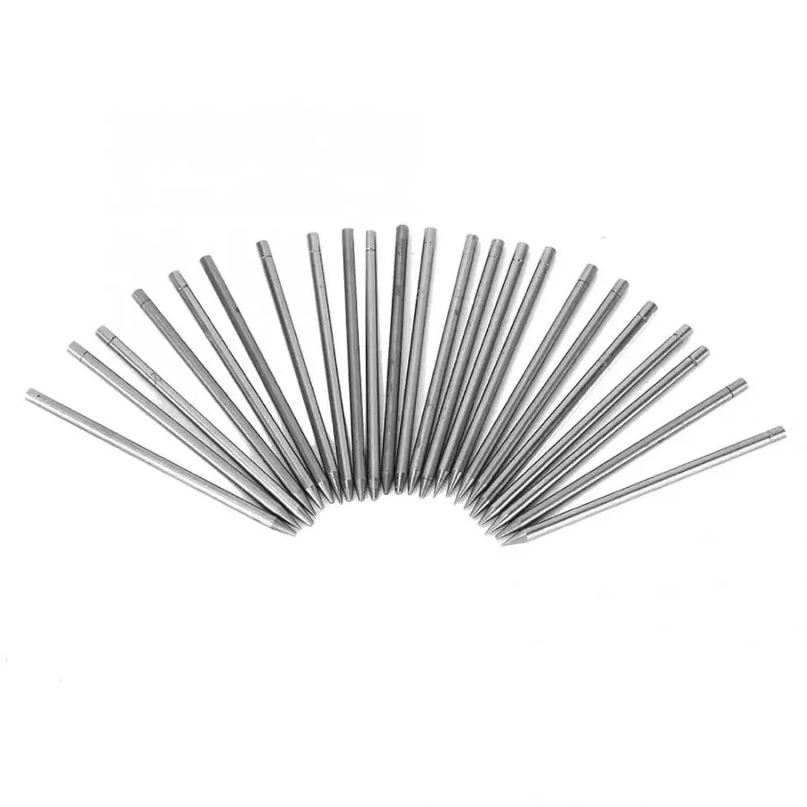 Flat tip Densply grain setting tools in various sizes for detailed diamond and gemstone setting in rings and bangles