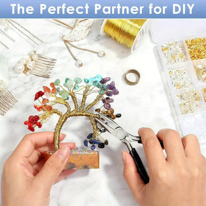 Complete 5-piece kit for jewelry repair, beading, and crafting

