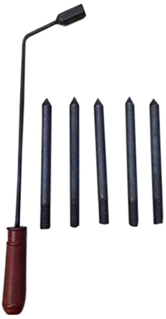 Jeweltech Carbon Stick fset or Gold Melting — High-Temperature Graphite/Carbon Rod for Gold & Precious Metal Melting, Compatible with Electric & Induction Furnaces — Durable Electrode for Metal Refining