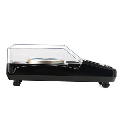 Precision digital weighing scale with large backlit LCD display for easy reading