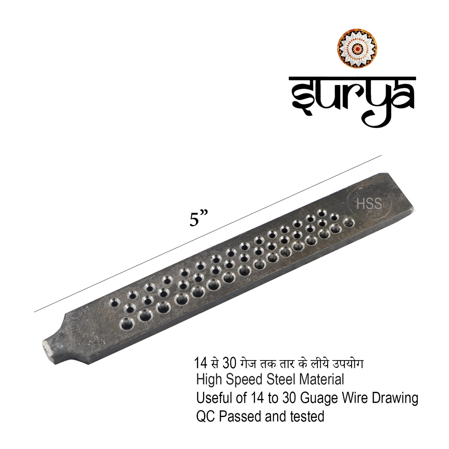 Mirror-Finished Wire Drawing Plate for Gold and Silver