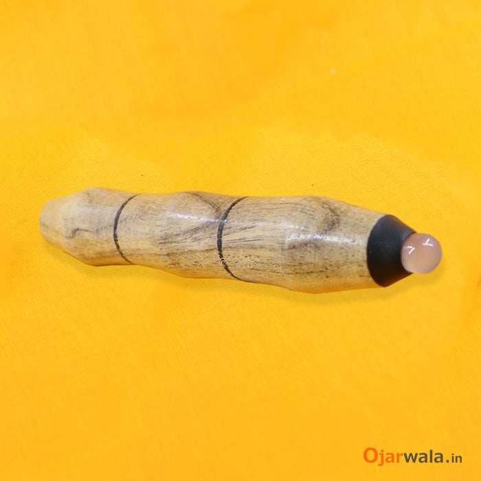 Opni Gota Tool with smooth wooden handle for comfortable jewellery crafting use