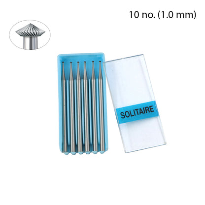 Hart Burs for Solitaire, Bezel, and Pave Settings in Jewelry Work

