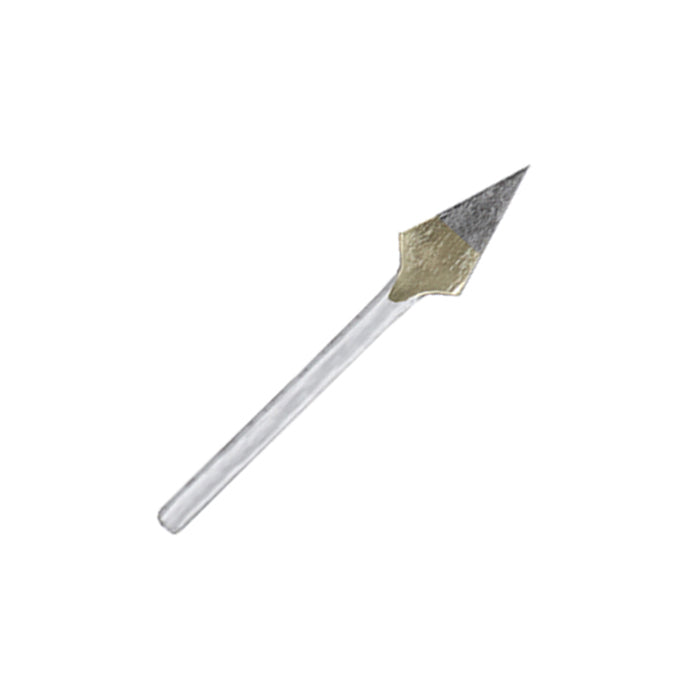Jewellery drill tool for making clean holes in gold and silver for stone setting