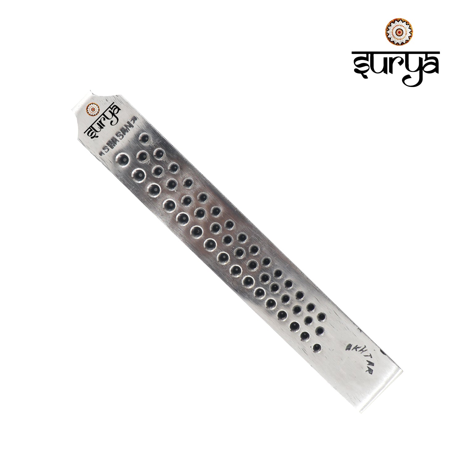 Surya wire drawplate with polished holes for goldsmiths