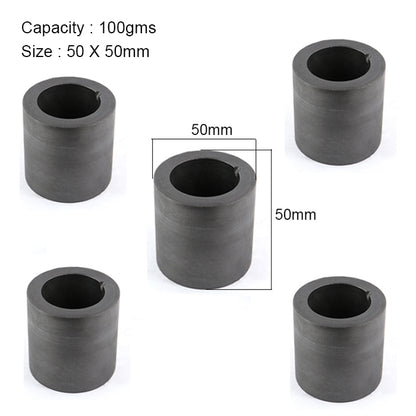 Thermal resistant graphite crucible for efficient metal refining and smelting